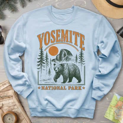Yosemite National Park "Vintage El Capitan" Bear Sweatshirt