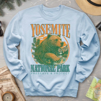 Yosemite Vintage Varsity Bear Sweatshirt