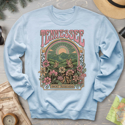 Tennessee Smoky Mountains Butterfly Sweatshirt