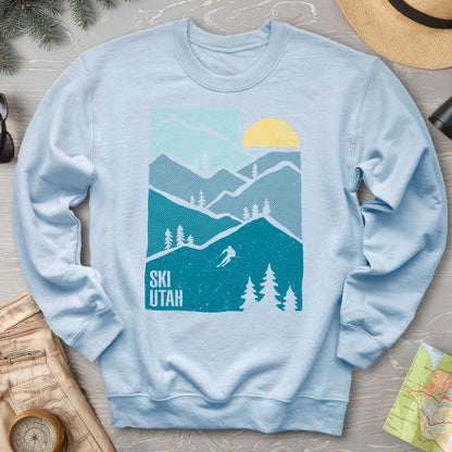 Ski Utah Mountains Sweatshirt