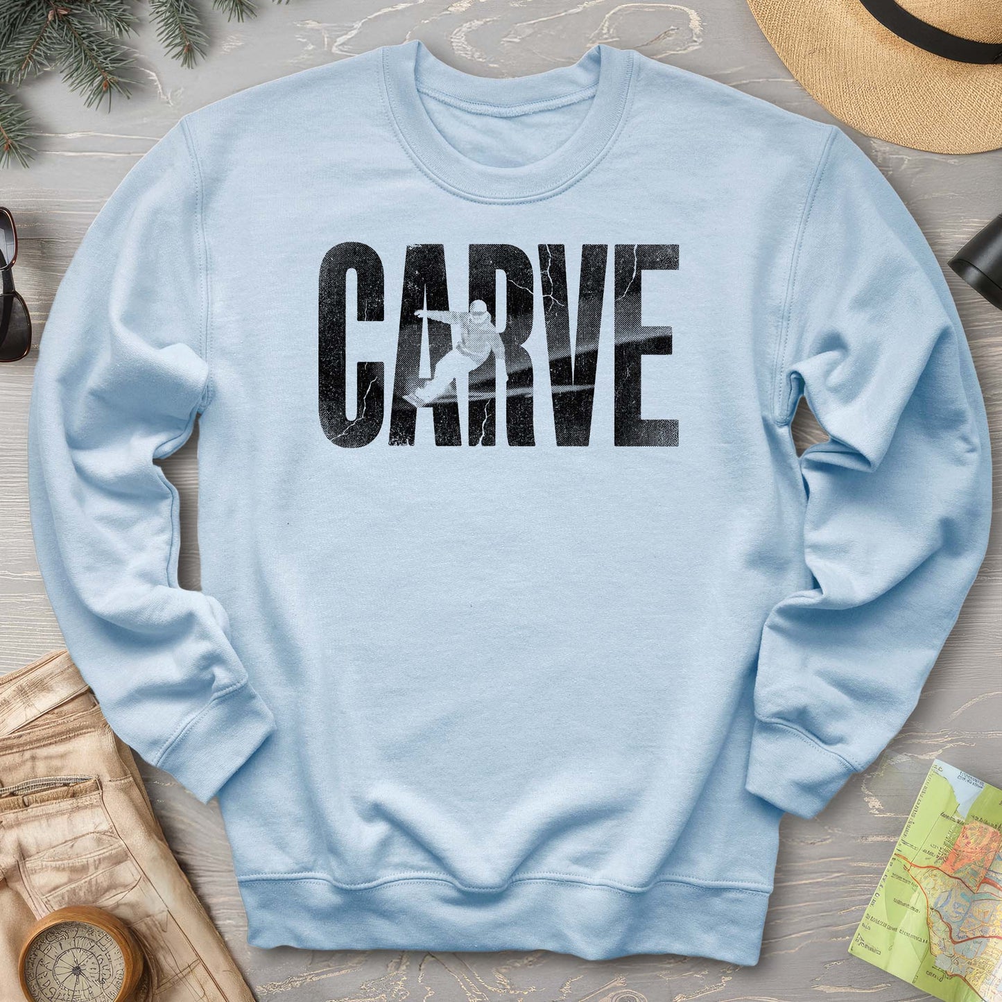 Carve Snowboard Sweatshirt