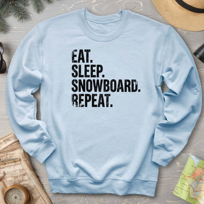 Eat Sleep Snowboard Sweatshirt