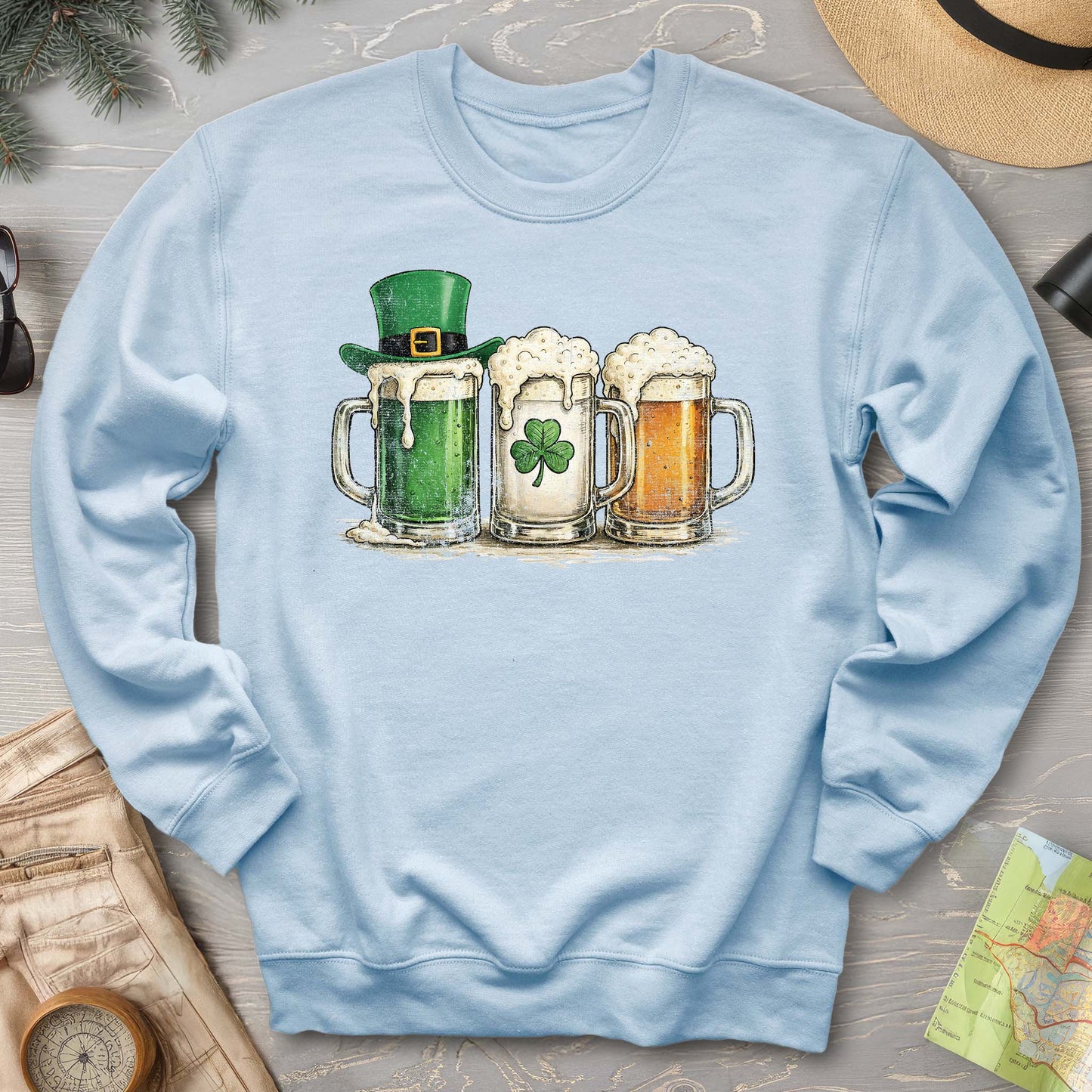Irish Flag Mugs Sweatshirt