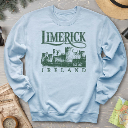 Limerick Ireland Vintage Print Sweatshirt