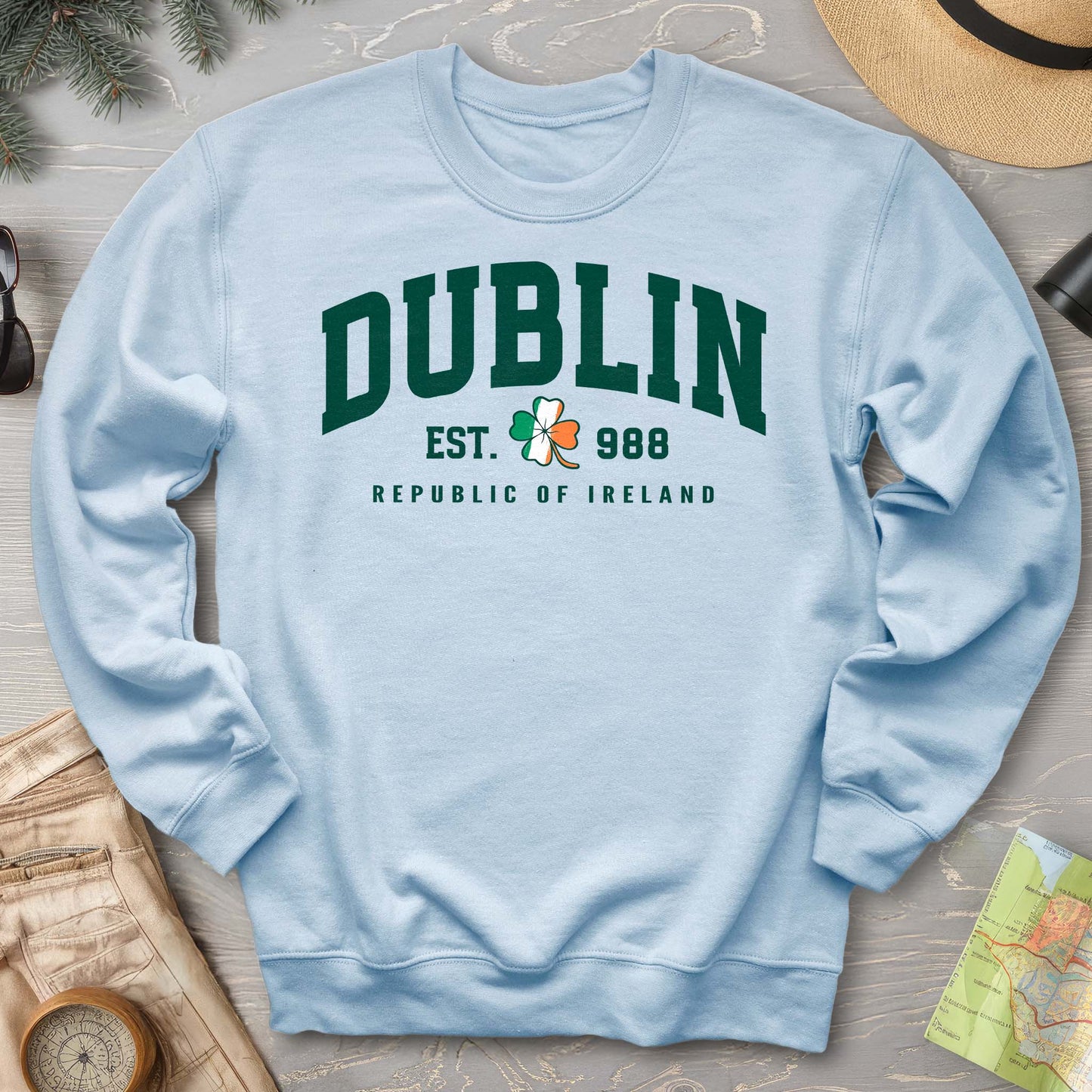 Dublin Varsity Flag Sweatshirt