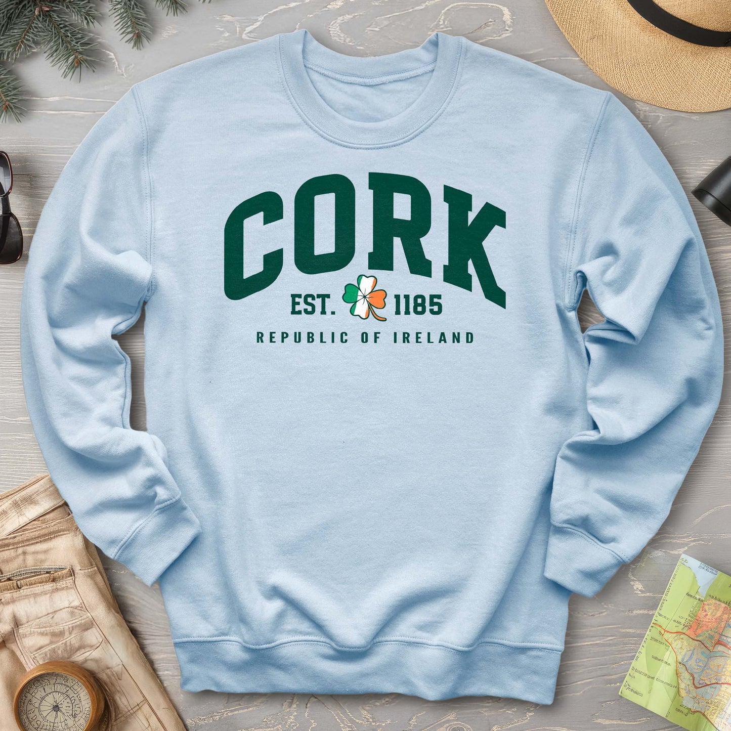 Cork Varsity Flag Sweatshirt