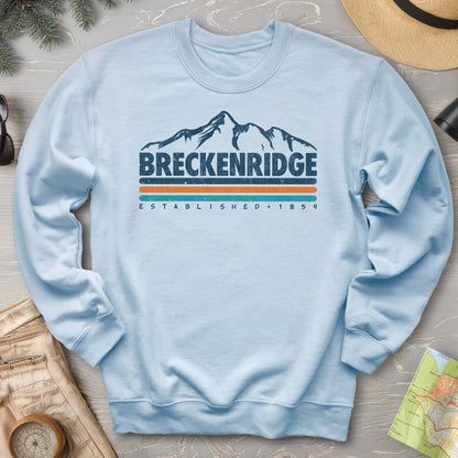 Breckenridge Retro Stripe Sweatshirt