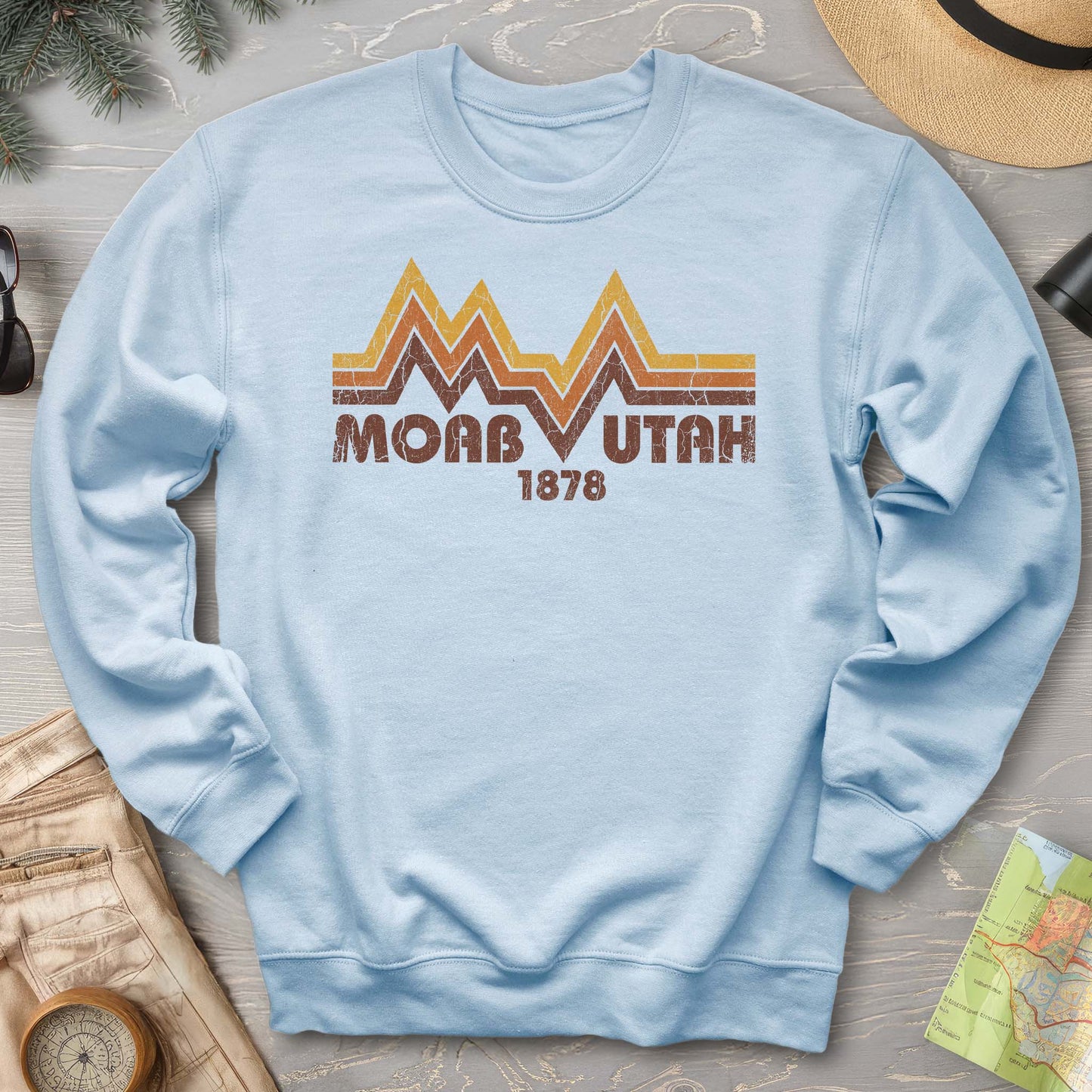 Moab Utah Retro Sweatshirt