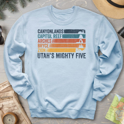 Utah's Mighty Five Stripes Sweatshirt