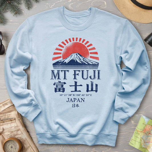 Mount Fuji Rising Sun Sweatshirt