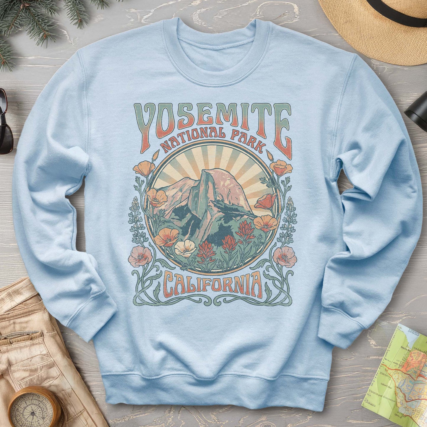 Yosemite Flower Power Sweatshirt