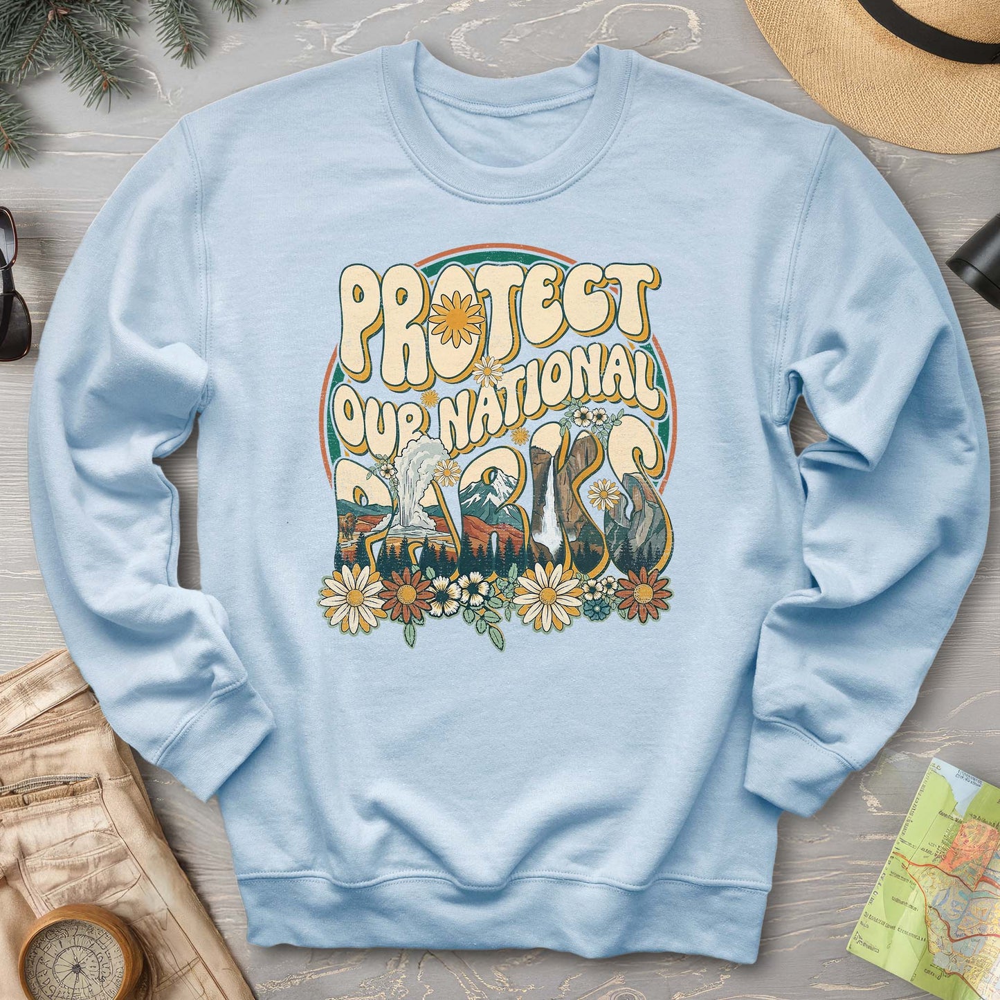 Protect Our Parks Groovy Sweatshirt