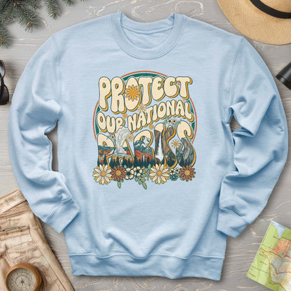Protect Our Parks Groovy Sweatshirt