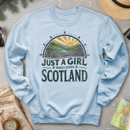 Just A Girl Scotland Sweatshirt