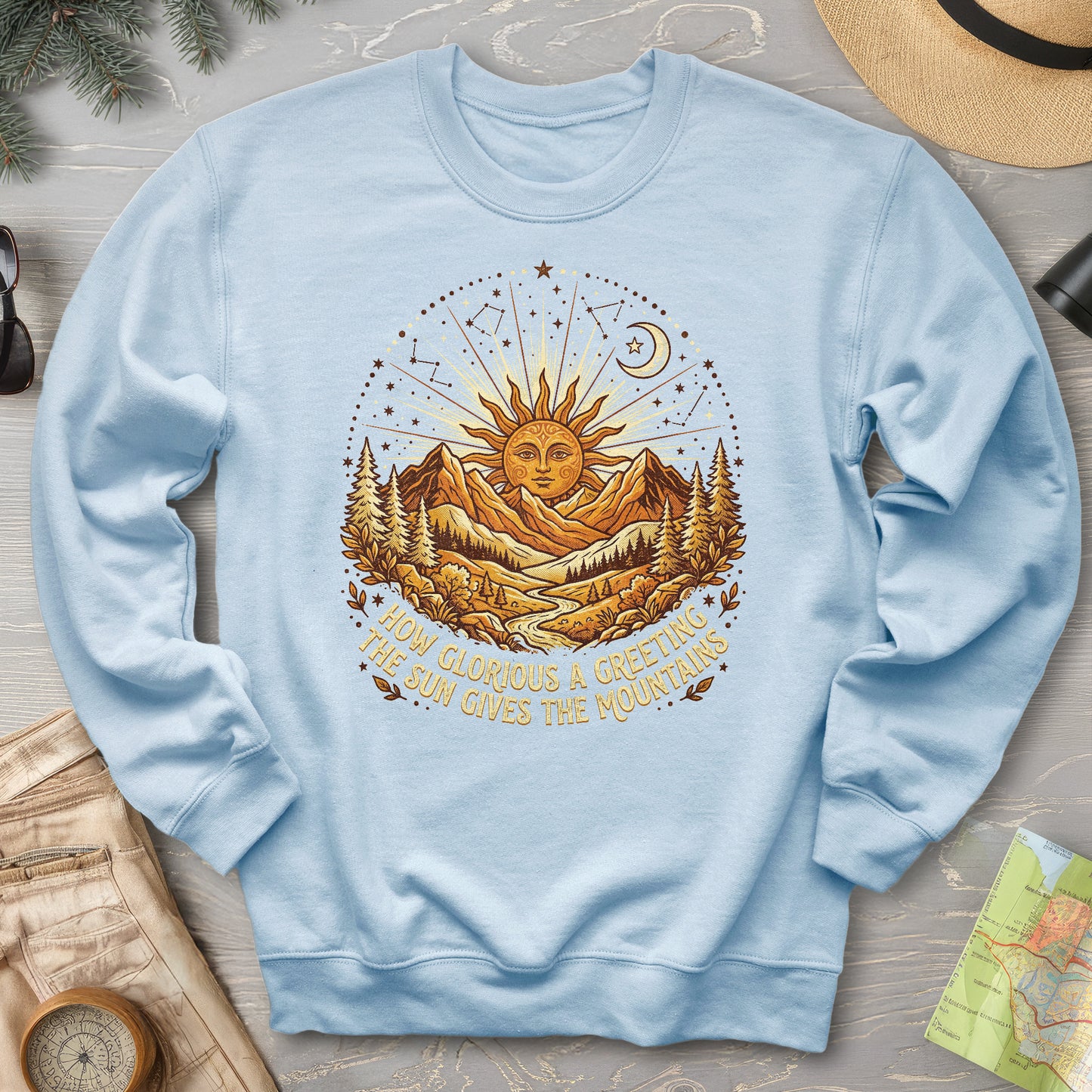 Glorious Greeting John Muir Sweatshirt