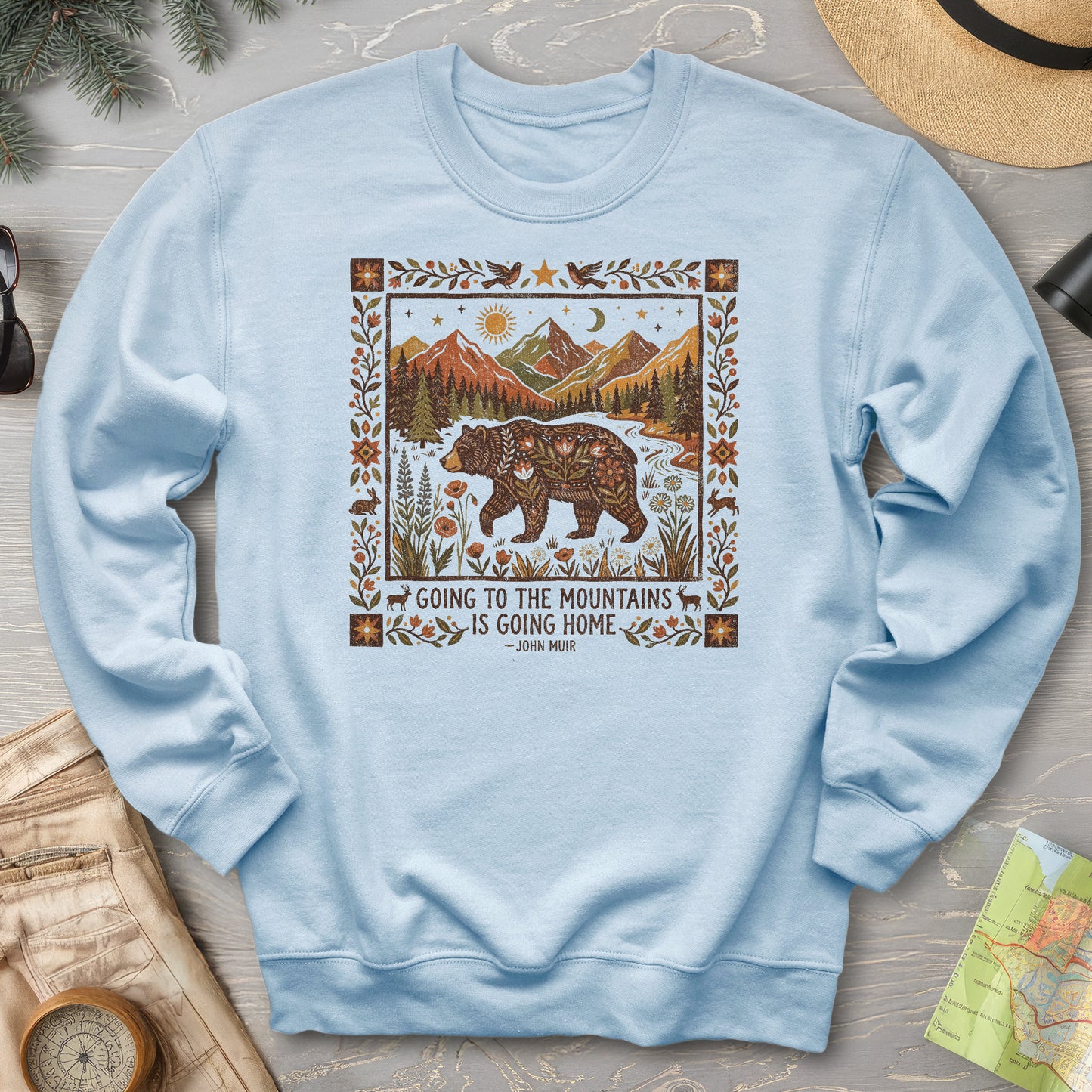 Going Home John Muir Sweatshirt