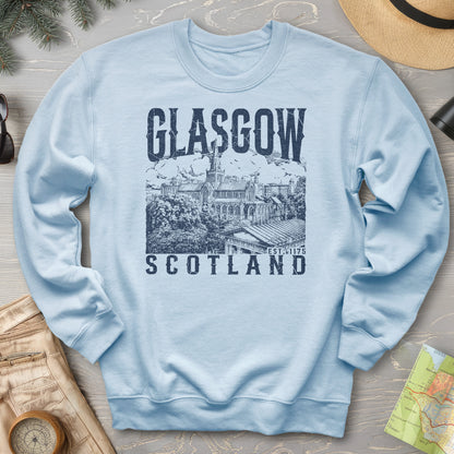 Glasgow Scotland Sketch Sweatshirt