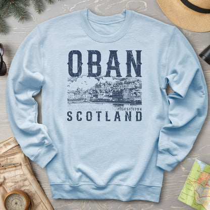 Oban Scotland Sketch Sweatshirt