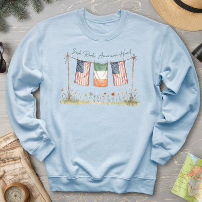 Irish Roots American Heart Sweatshirt