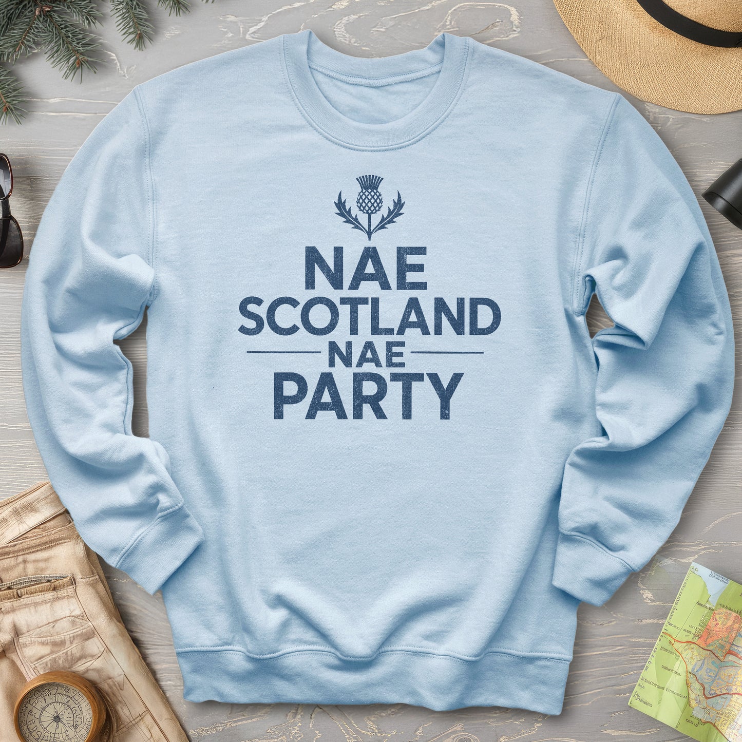 Nae Party Thistle Sweatshirt