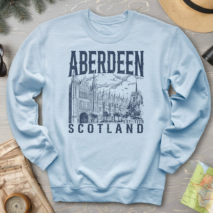 Aberdeen Scotland Sketch Sweatshirt