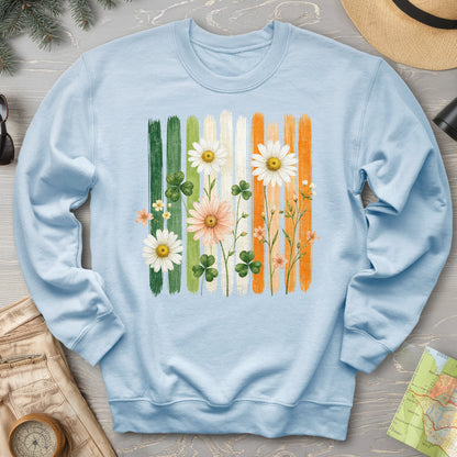 Irish Flower Stripes Sweatshirt