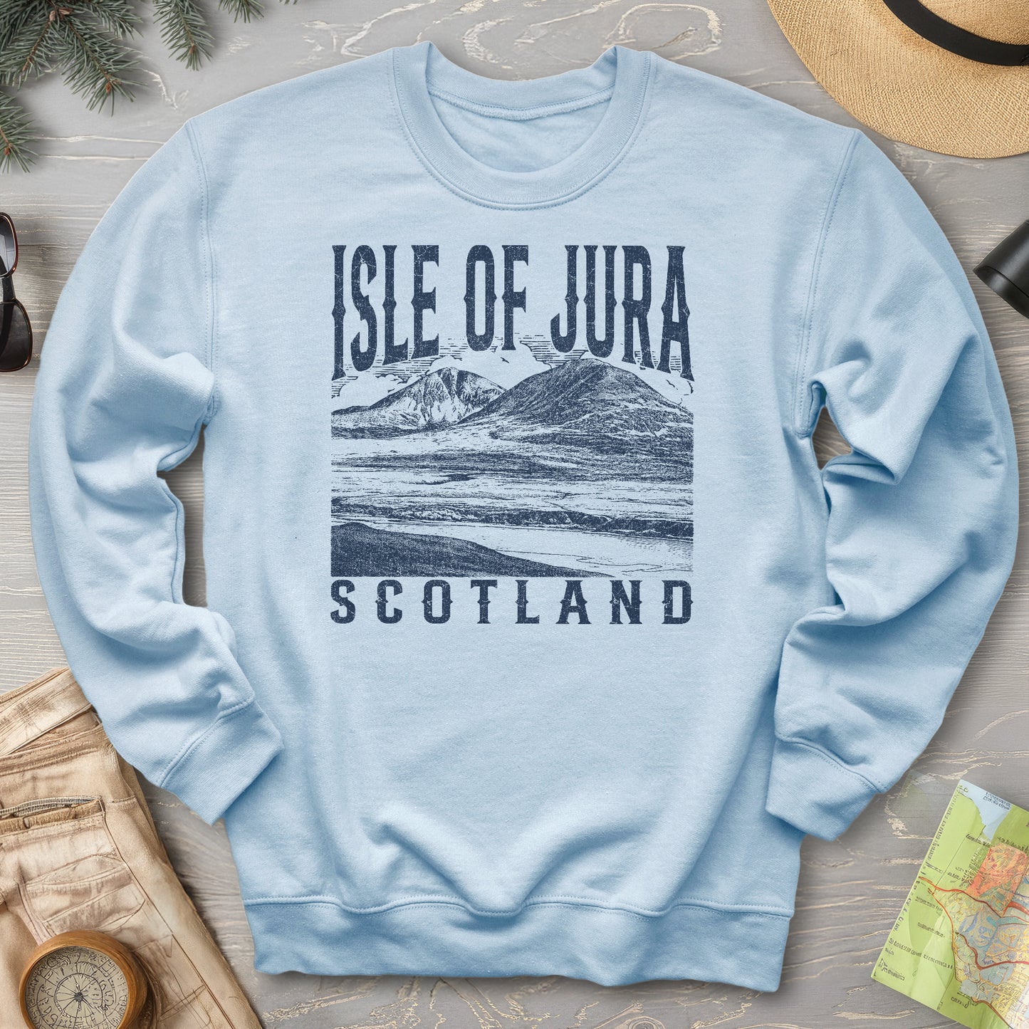 Isle of Jura Scotland Sketch Sweatshirt