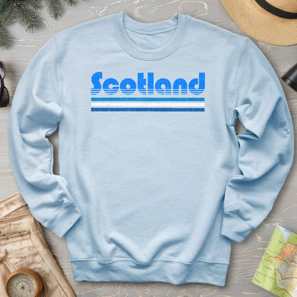 Scotland Retro Stripe Sweatshirt