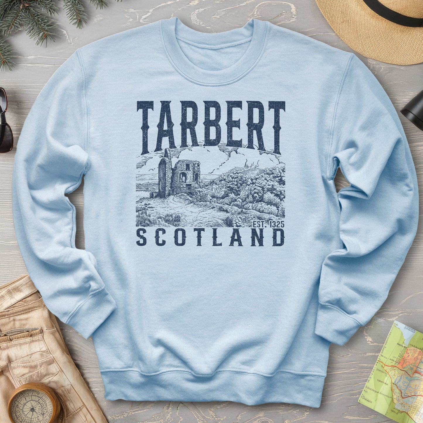 Tarbert Scotland Sketch Sweatshirt
