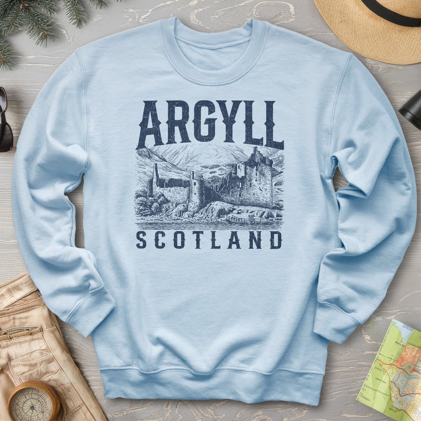 Argyll Scotland Sketch Sweatshirt