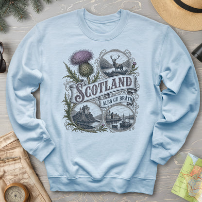 Scotland Vignettes Sweatshirt