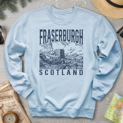 Fraserburgh Scotland Sketch Sweatshirt