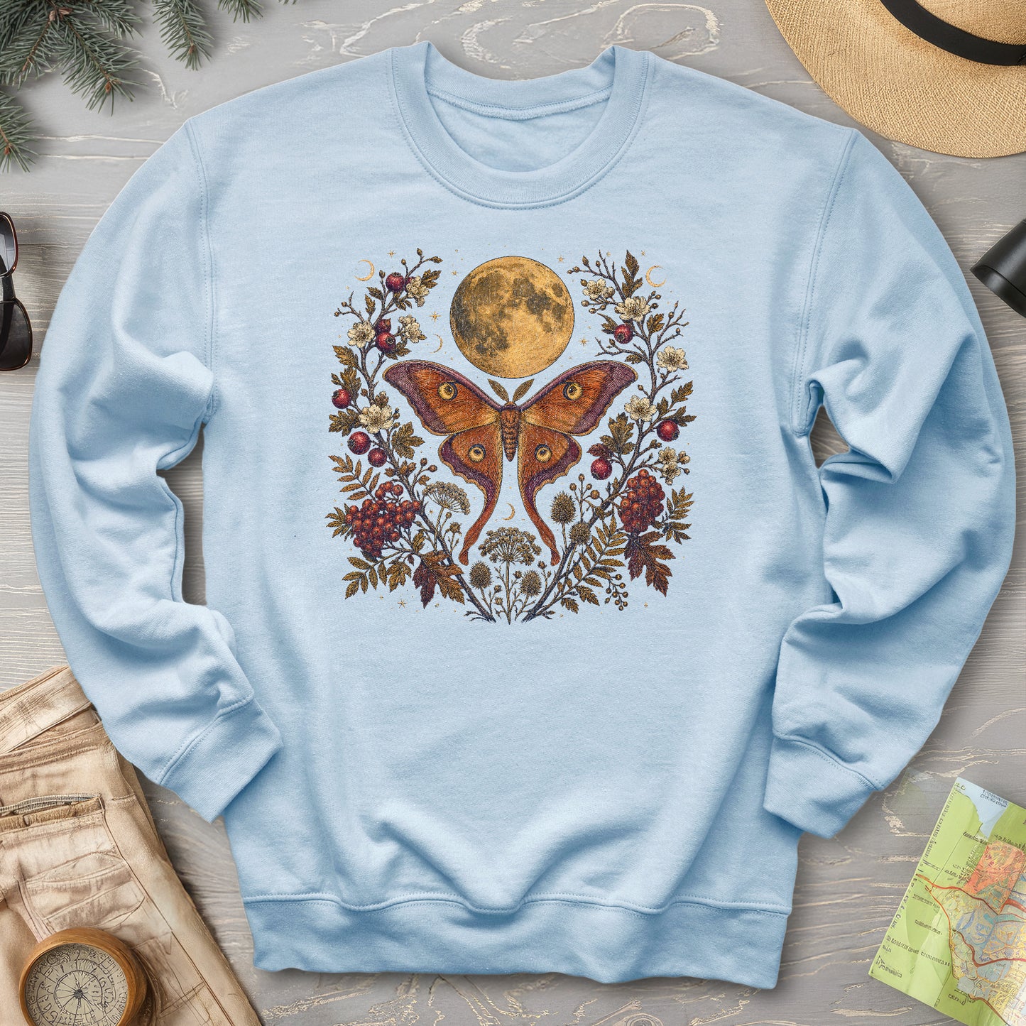Harvest Moon Moth Sweatshirt