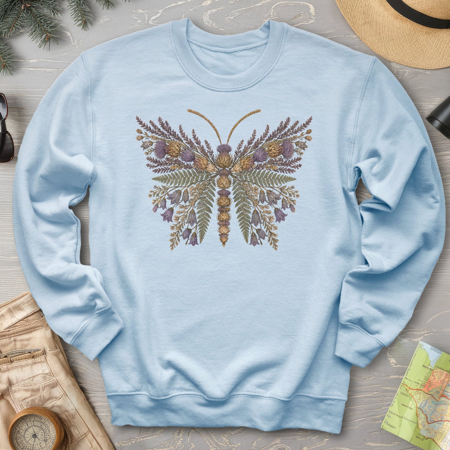 Thistle Butterfly Sweatshirt