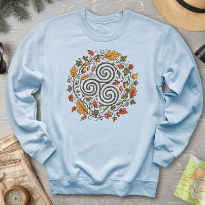 Celtic Autumn Spiral Sweatshirt