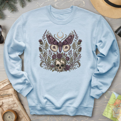 Gothic Thistle Moth Sweatshirt