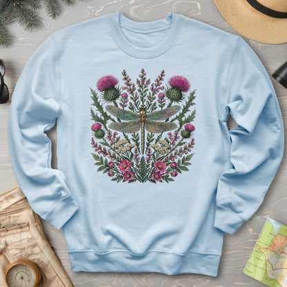 Wild Dragonfly Thistle Sweatshirt