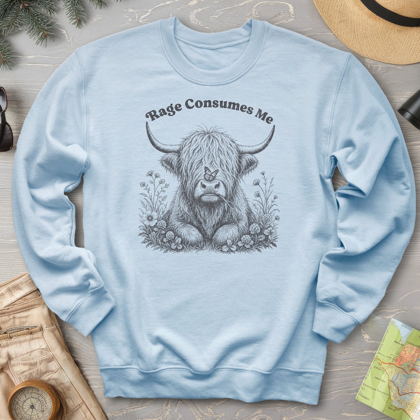 Raging Coo Monogram Sweatshirt