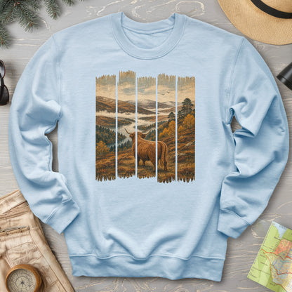 Scotland Coo Panels Sweatshirt