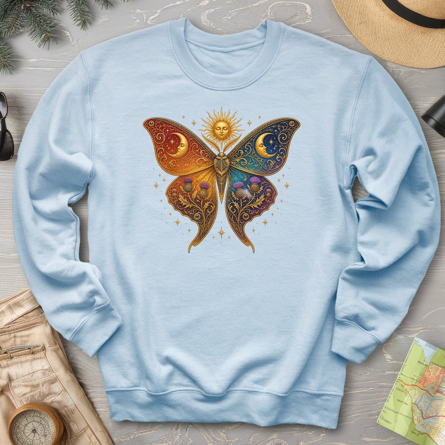 Celestial Butterfly Sweatshirt