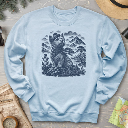 Highland Westie Plaid Sweatshirt