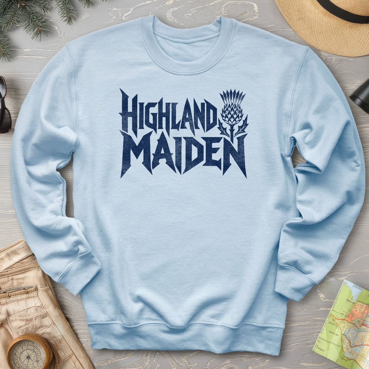 Highland Maiden Thistle Sweatshirt
