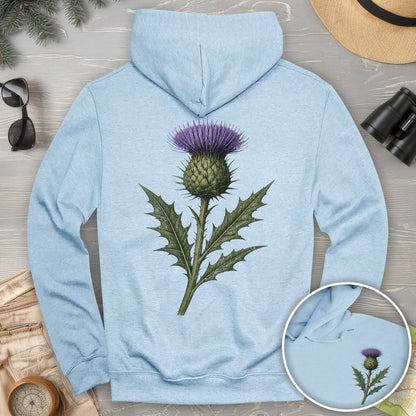 Thistle of Scotland Front/Back Print Hoodie