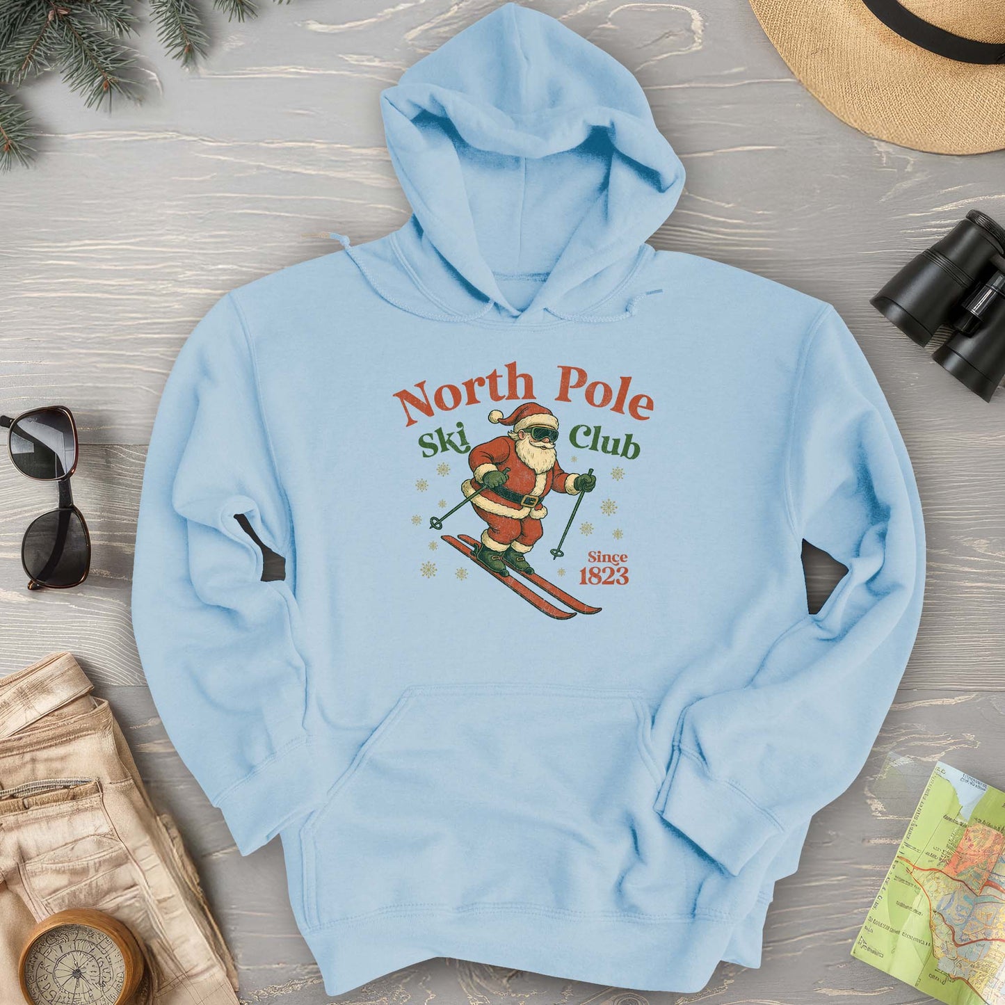 North Pole Ski Club Hoodie