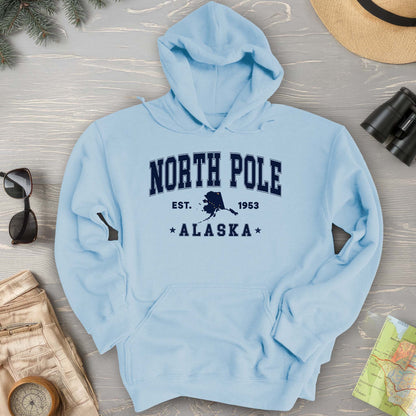 North Pole Alaska Varsity Hoodie
