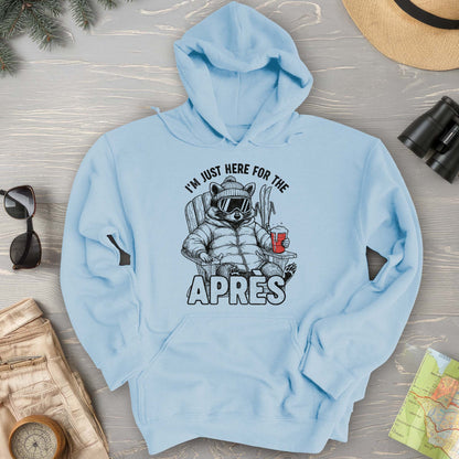 Just Here for the Apres "Raccoon" Hoodie