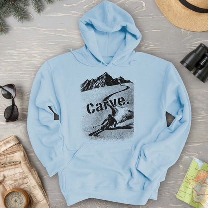Carve Ski Print Hoodie