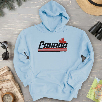 Canada Retro Stripe Hoodie
