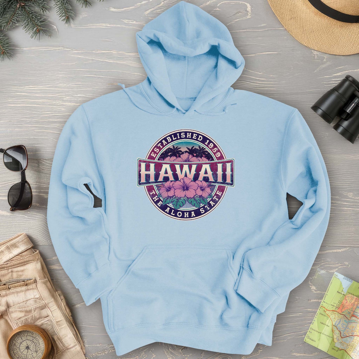 Hawaii Badge Hoodie