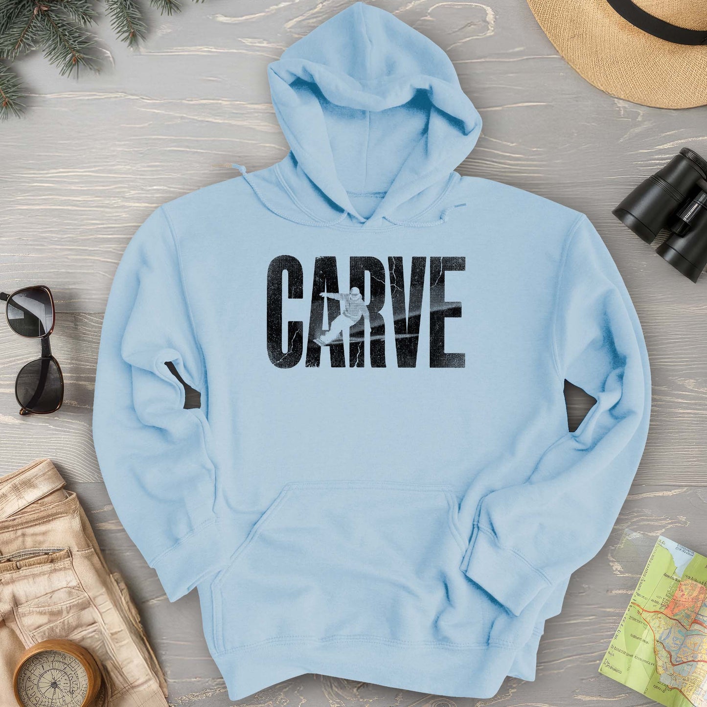 Carve Snowboard hoodie